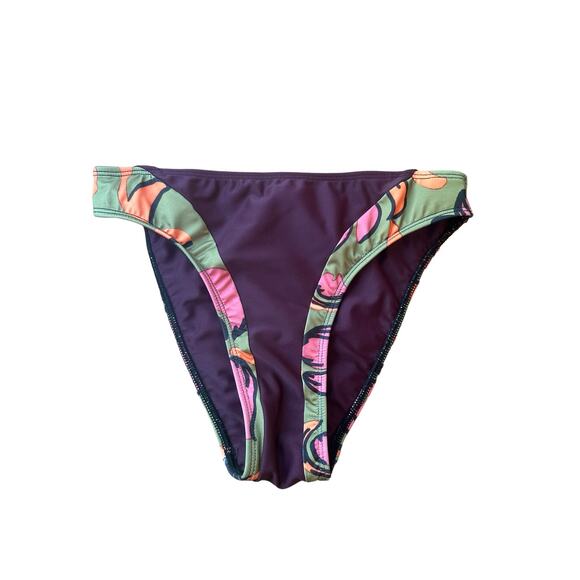 Seea by Free People Vega Mid Rise Bikini Bottom Freya Color Blocking Size XS - Picture 5 of 9